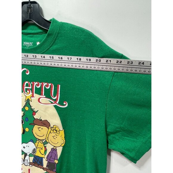 World Wide - Peanuts - Unisex Adult Short Sleeves T-Shirt - Graphic Tee-Green- L - Picture 3 of 12